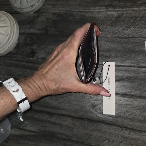 Marc Jacobs Deep Red Card Holder - Picture 3 of 4